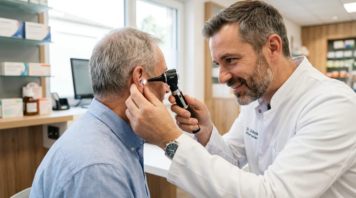 est ce qu un pharmacien peut regarder les oreilles