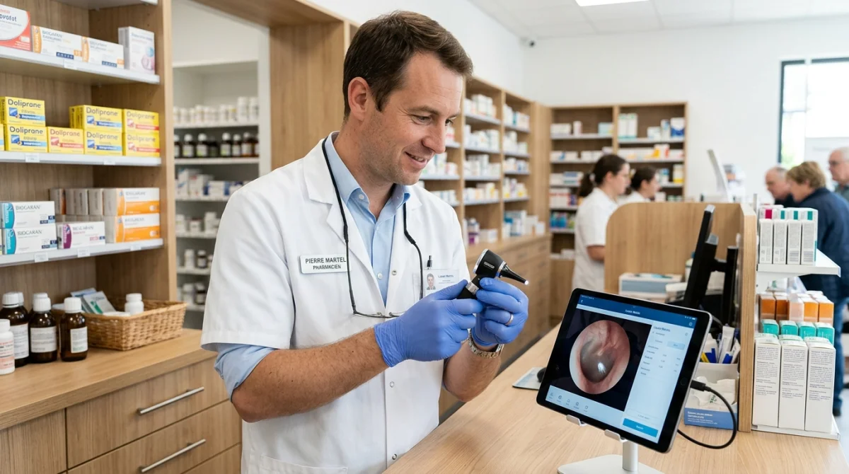 Un pharmacien peut il regarder les oreilles