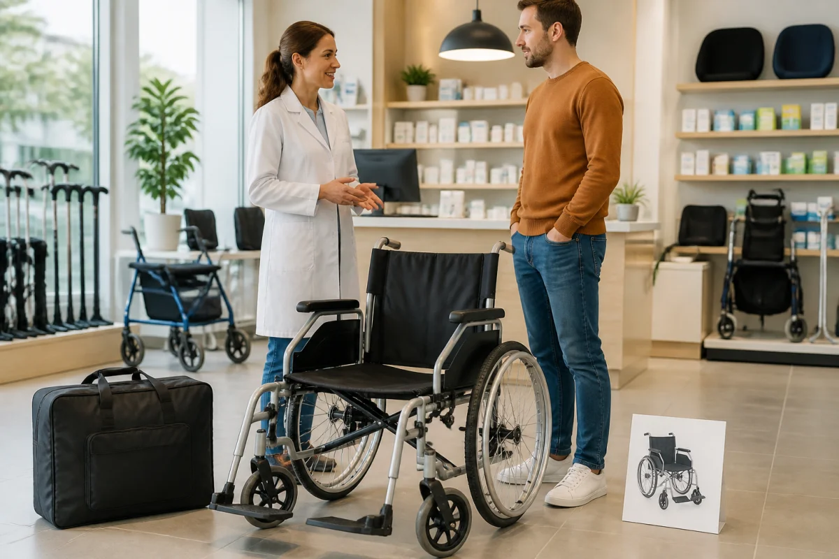 Louer un fauteuil roulant en pharmacie sans ordonnance